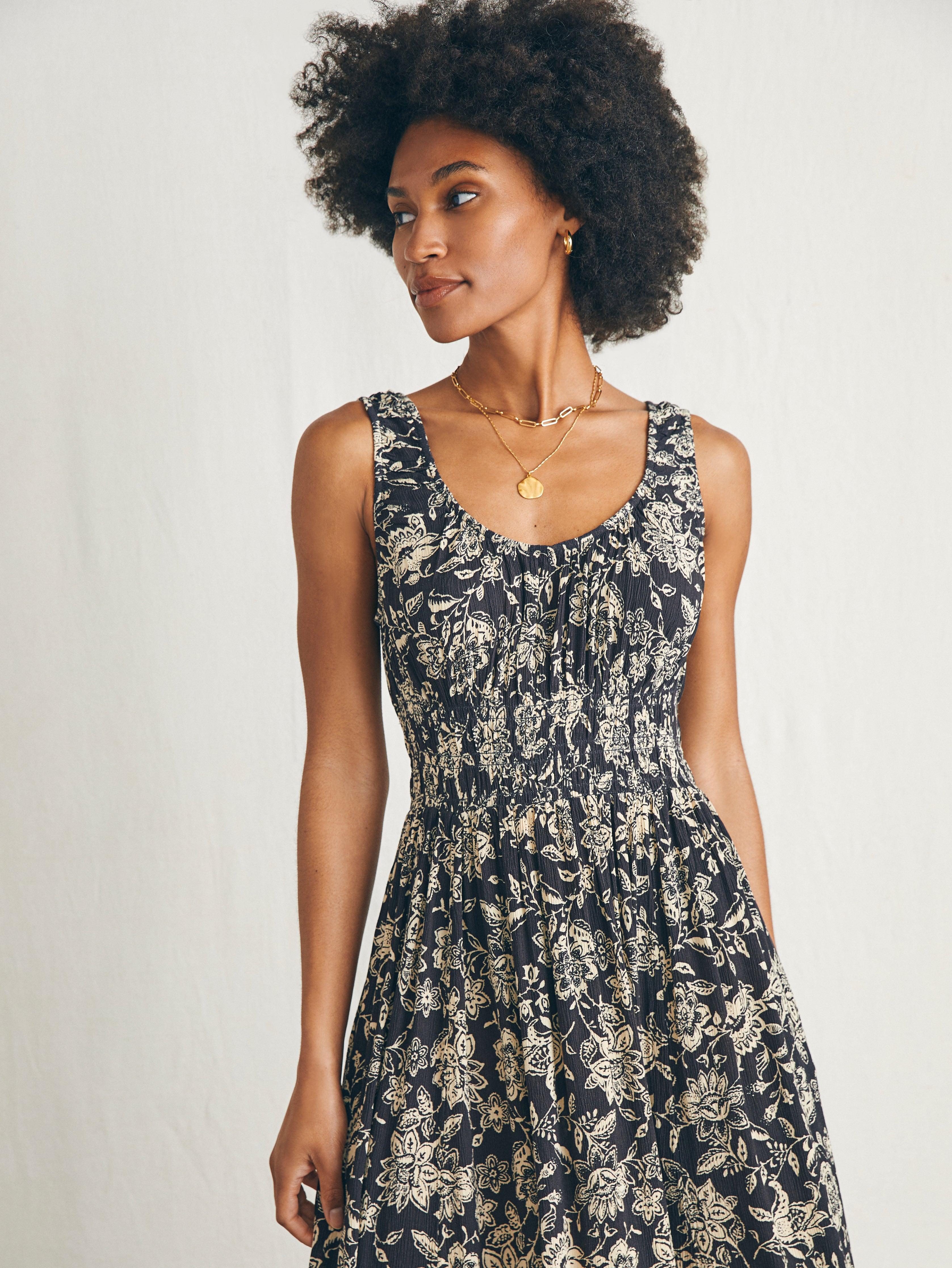 Sunseeker Midi Dress - Charcoal Chiyoda Floral Female Product Image