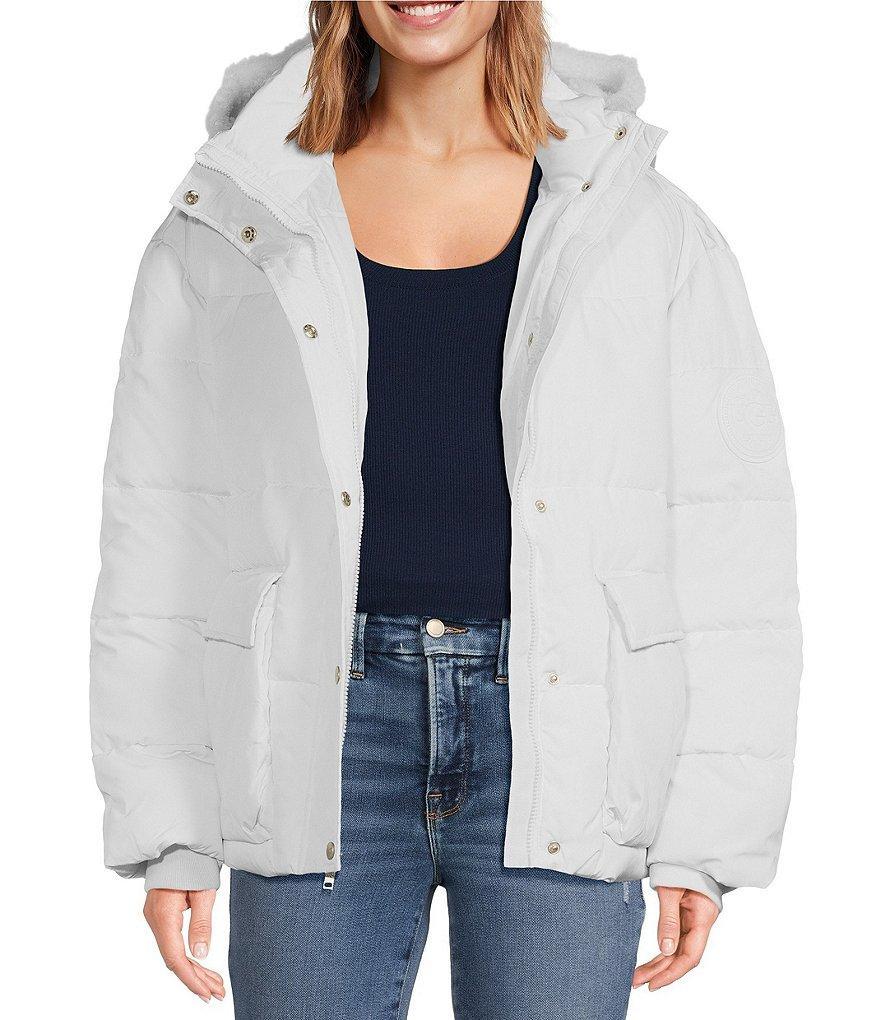 UGG Kennedey Snap Front Hooded Puffer Jacket Product Image