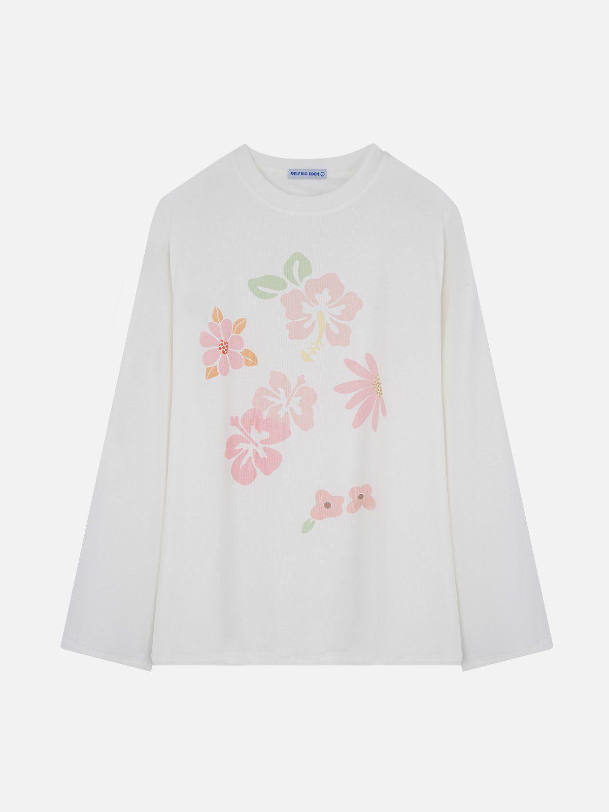 Aelfric Eden Flower Print Long Sleeve Tee Female Product Image