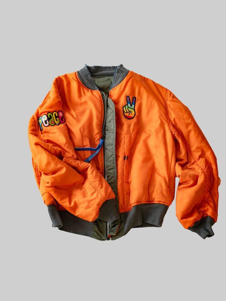 ALPHA X TRANSNOMADICA UPCYCLED MA-1 BOMBER JACKET Product Image