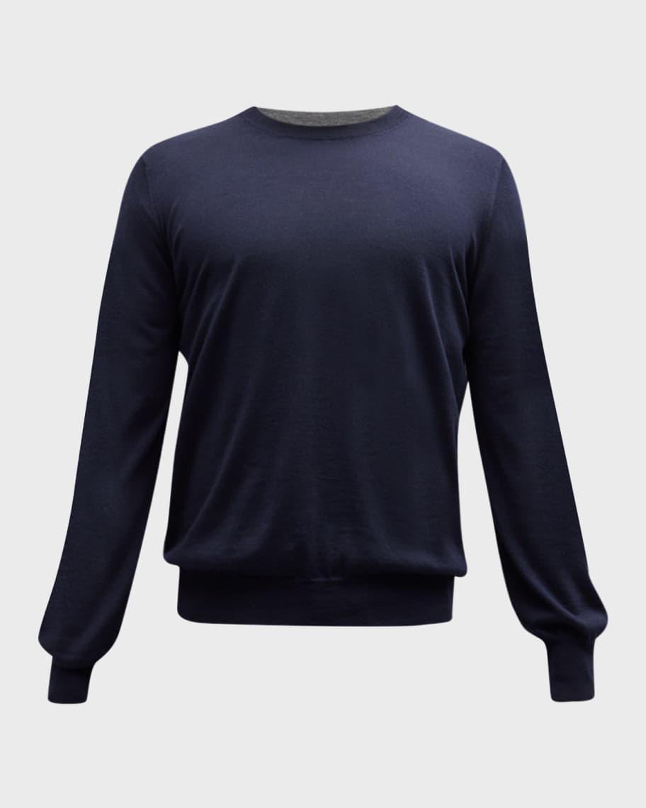 Men's Wool-Cashmere Crewneck Sweater Product Image