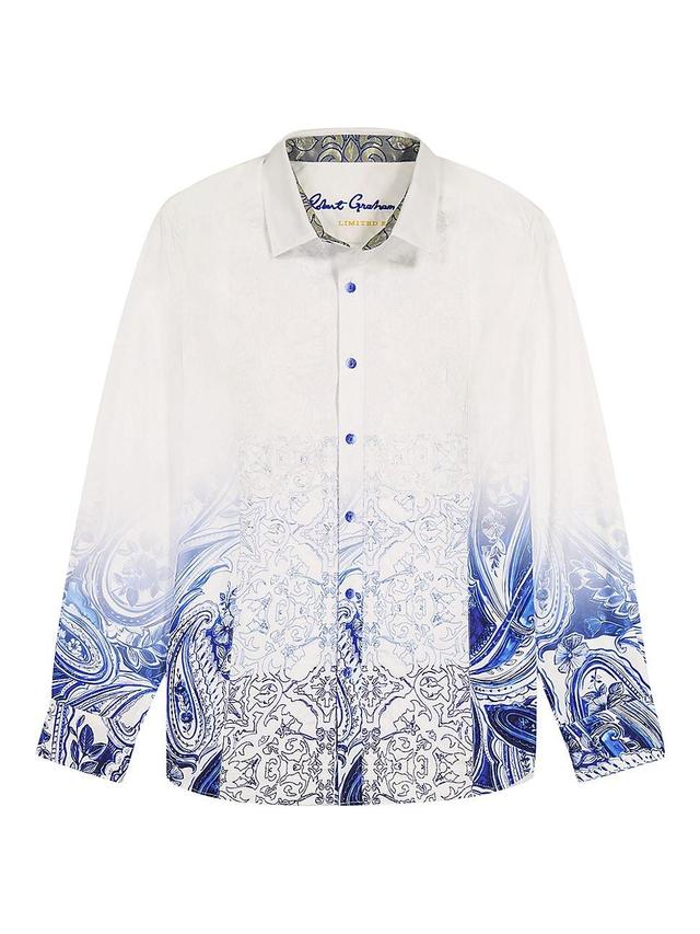 Mens The Dorce Printed Button-Up Shirt Product Image