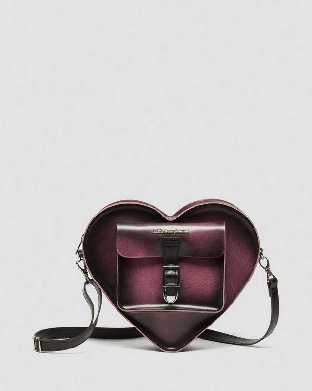 Heart Shaped Distressed Leather Backpack Product Image