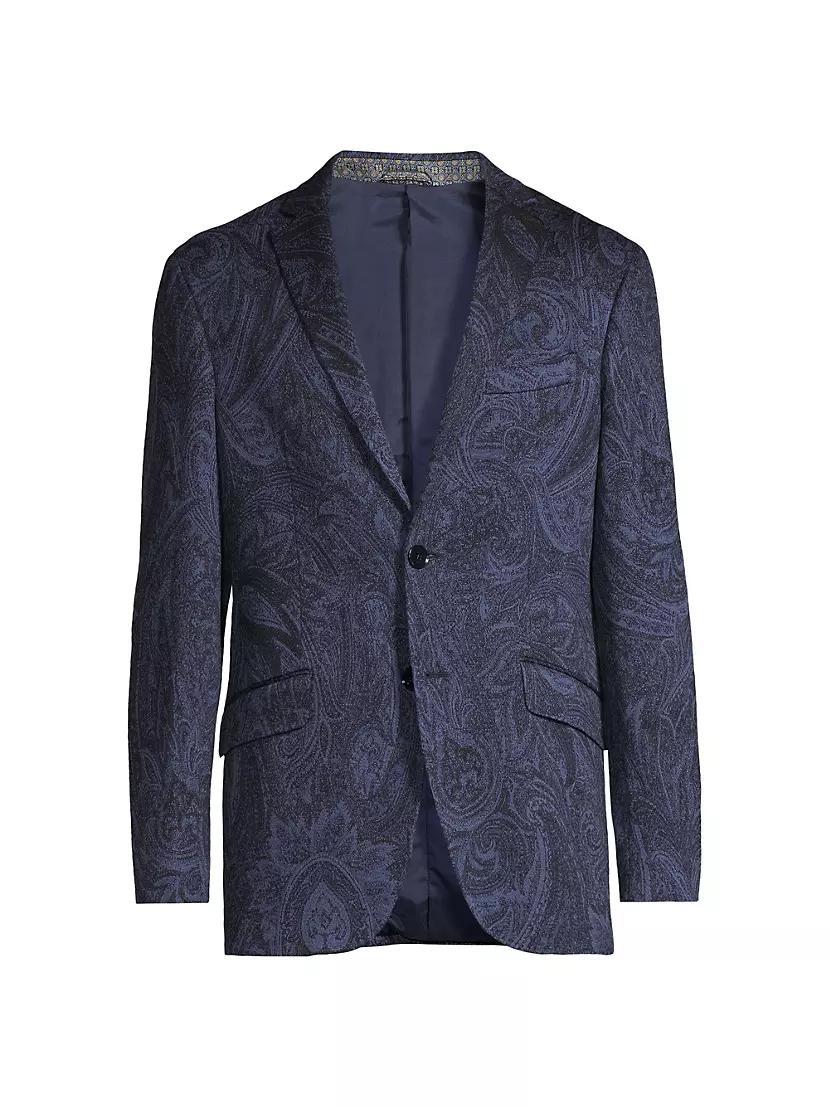 Paisley Two-Button Suit Jacket Product Image