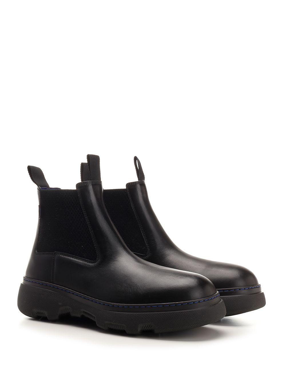 BURBERRY Black Ankle Boots Product Image