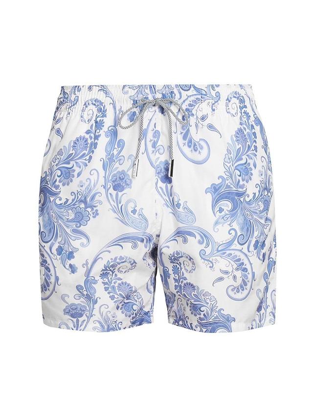 Mens Roma Paisley Swim Trunks Product Image