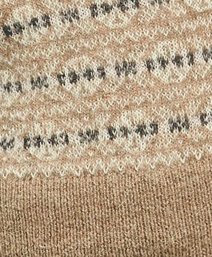 Mohair Alpaca Blend Fair Isle Sweater Product Image