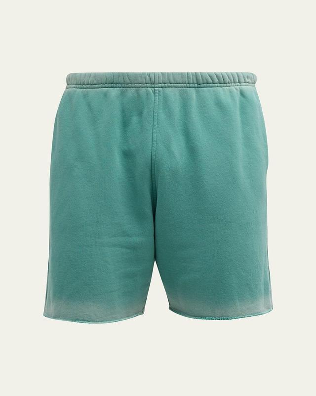 Mens Faded French Terry Sweat Shorts Product Image