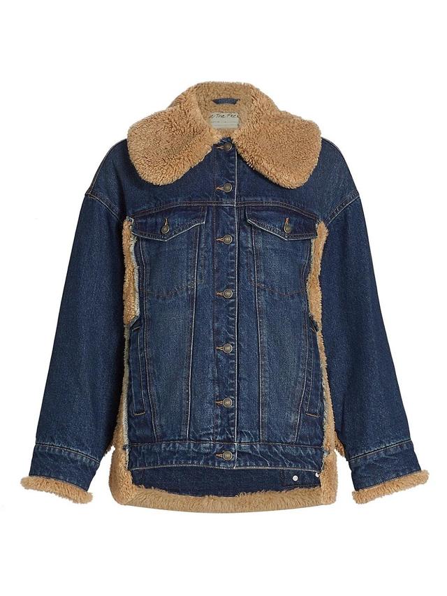 BLOUSON EN JEAN WE THE FREE HOLLY COZY Product Image