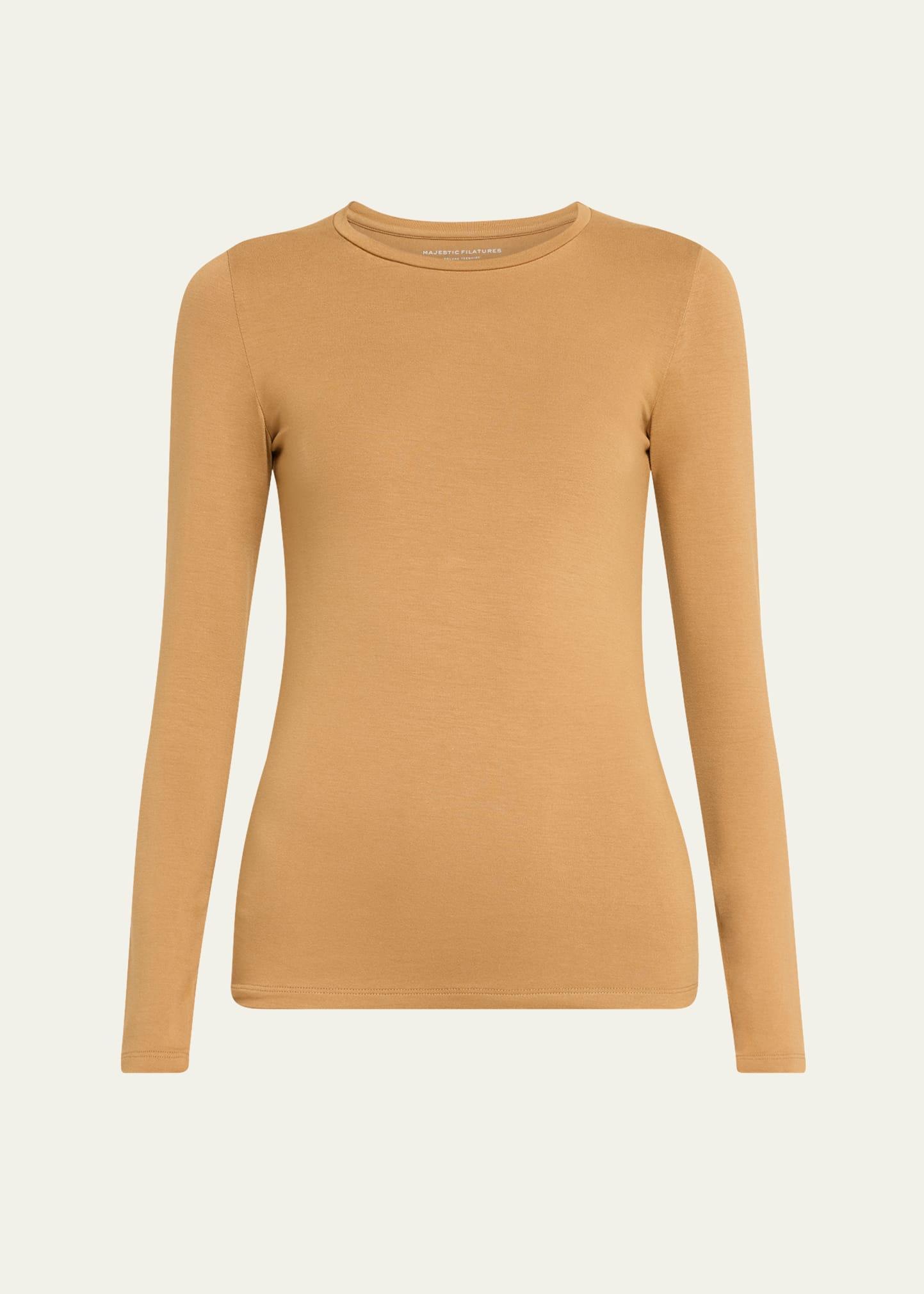 Womens Soft Touch Long-Sleeve Top Product Image