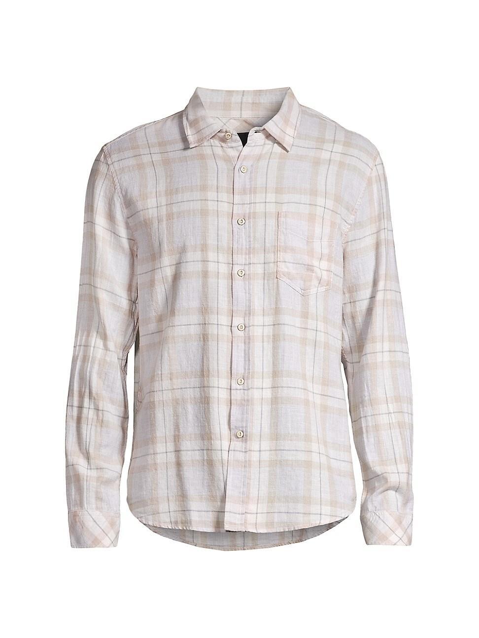 Mens Wyatt Cotton Plaid Shirt Product Image