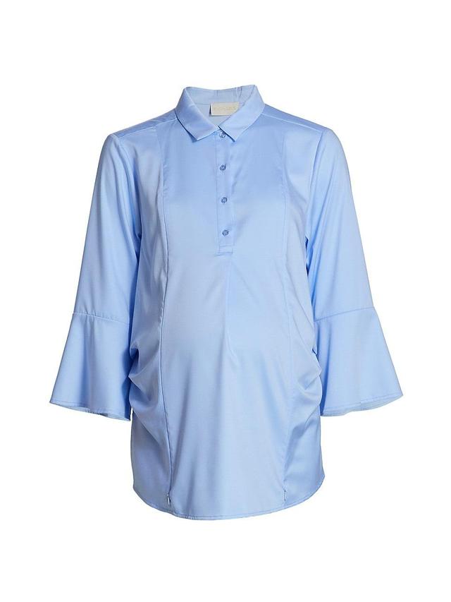 Emilia George Olivia Bell Cuff Maternity/Nursing Shirt Product Image