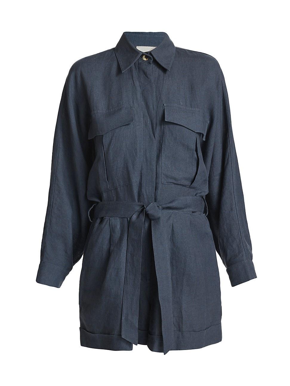 Womens Soleil Belted Shirtdress product image