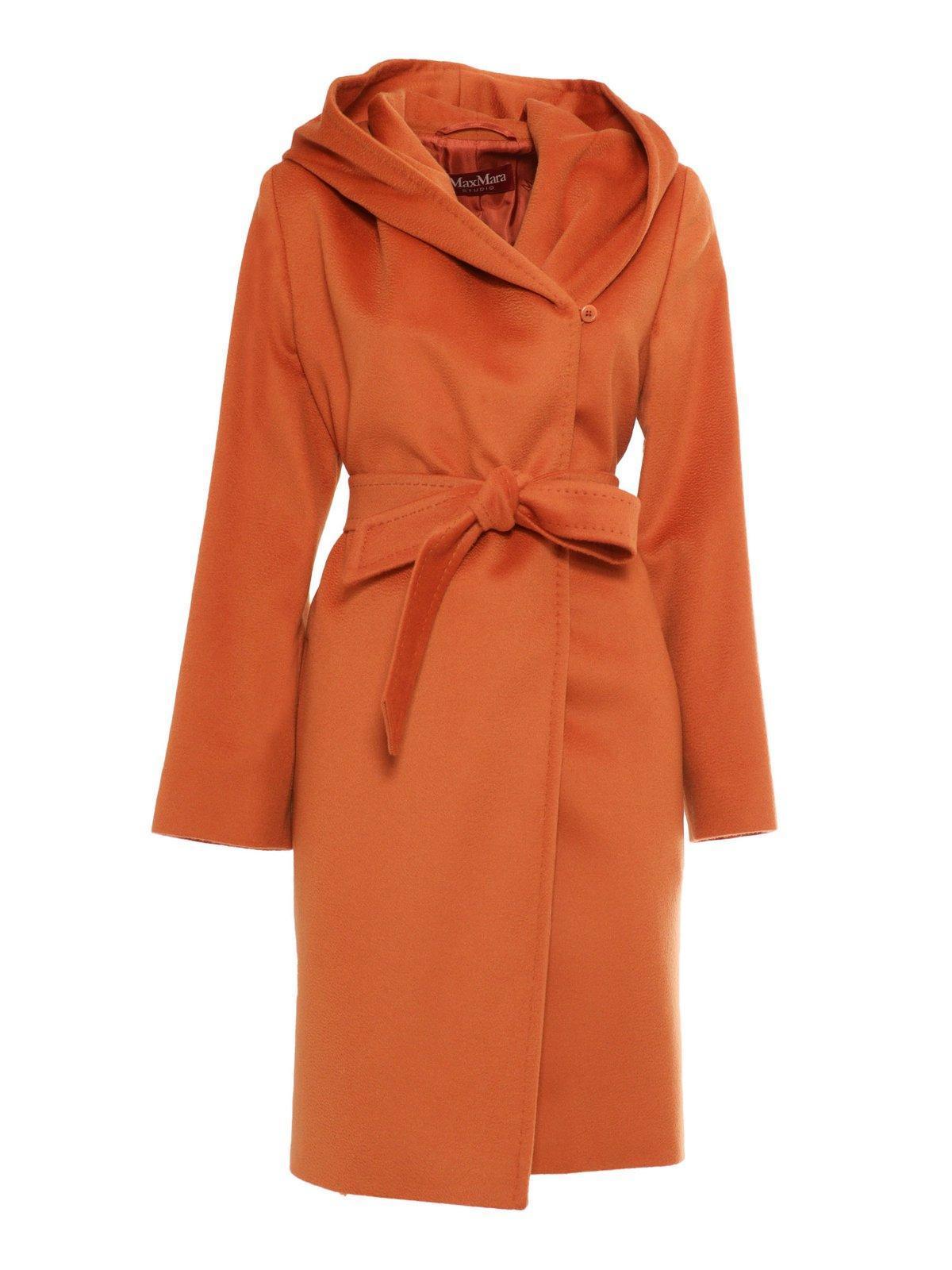 MAX MARA Newmang Orange Coat Product Image