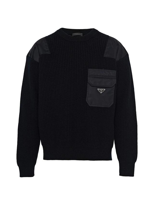 Mens Wool and Re-Nylon Sweater Product Image