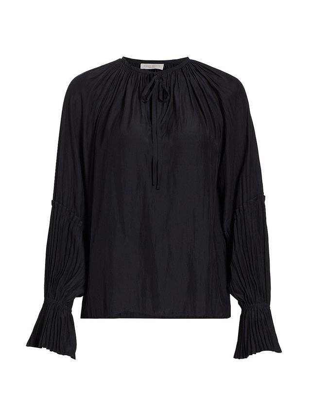 Womens Jordie Tie-Front Blouse Product Image