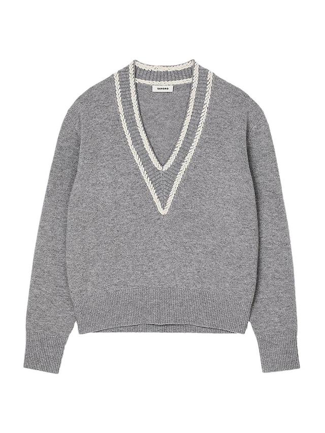 Womens Wool and Cashmere Jumper Product Image