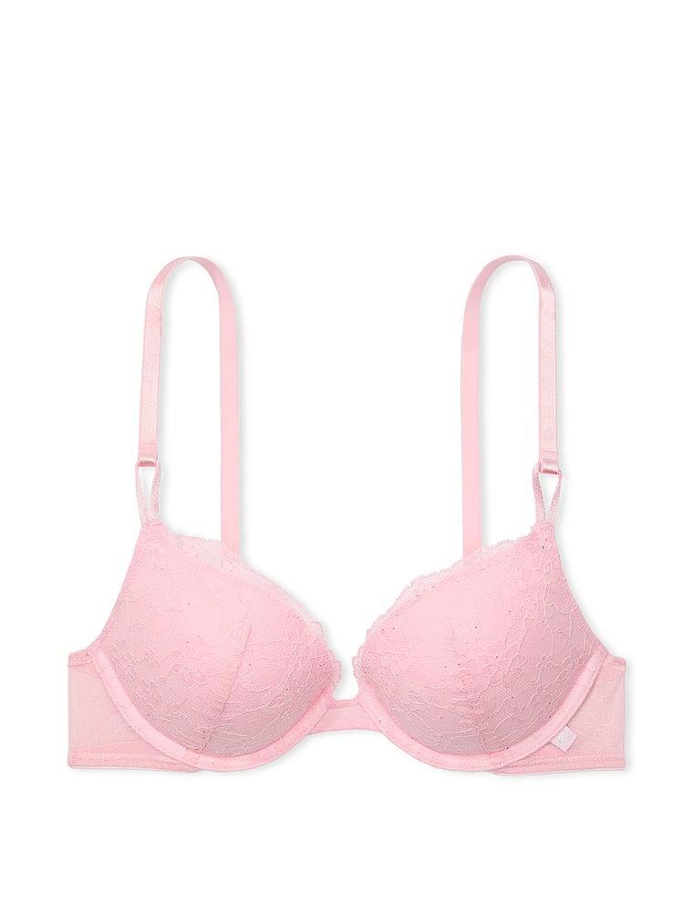 Sexy Tee Sequin Posey Lace Push-Up Bra Product Image