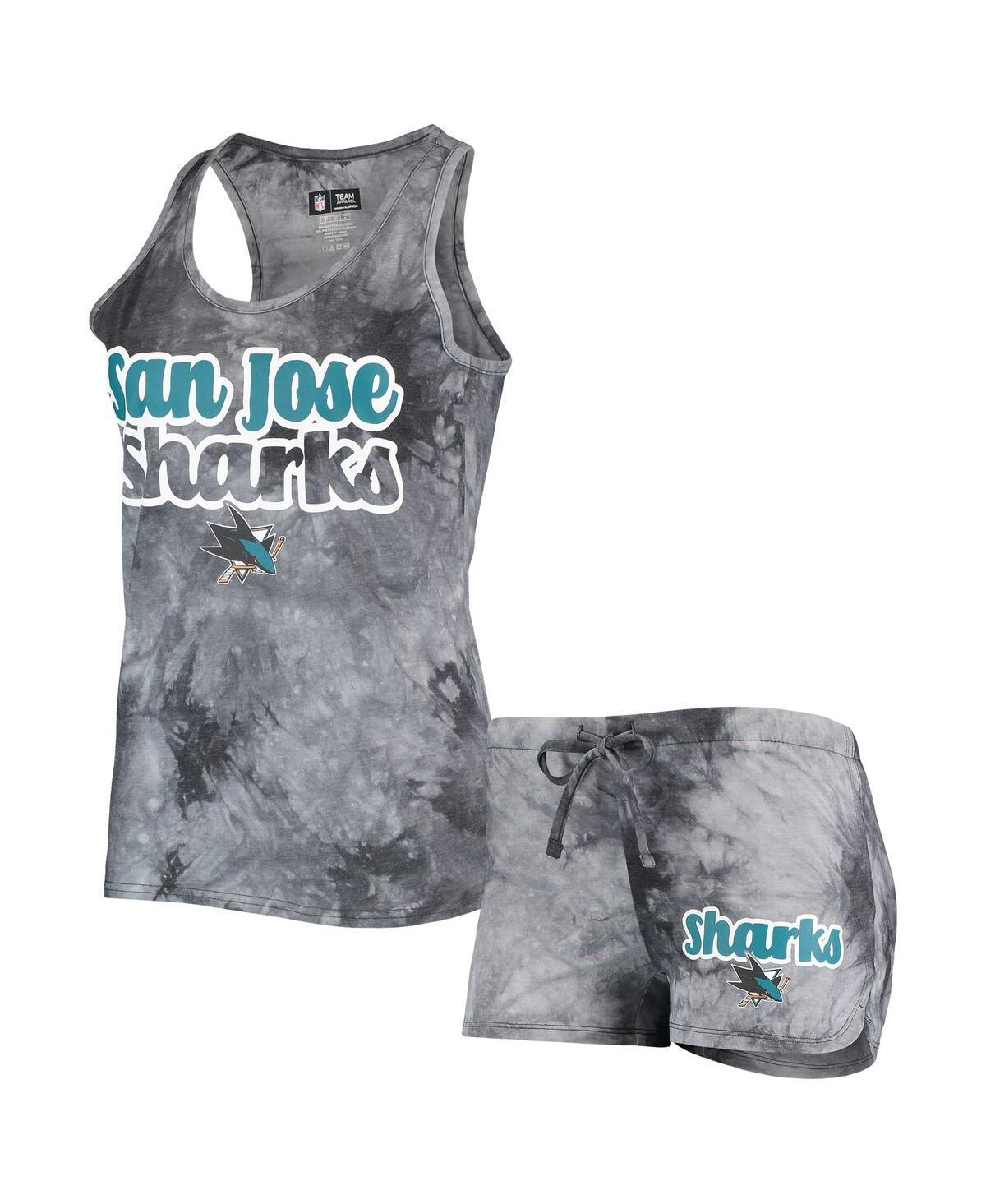 Womens Concepts Sport Charcoal San Jose Sharks Billboard Racerback Tank Top & Shorts Set Product Image