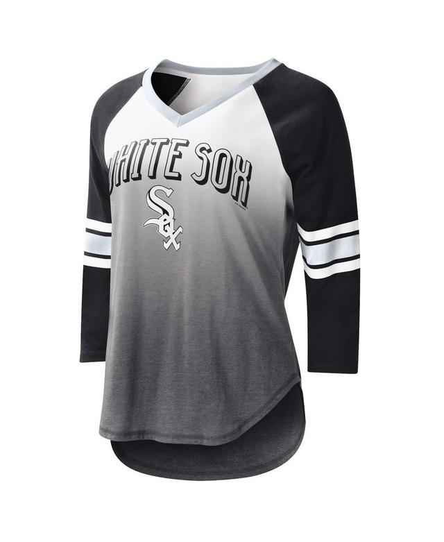 Womens G-iii 4Her by Carl Banks White Chicago White Sox Lead-Off Raglan 3/4-Sleeve V-Neck T-shirt - White Product Image