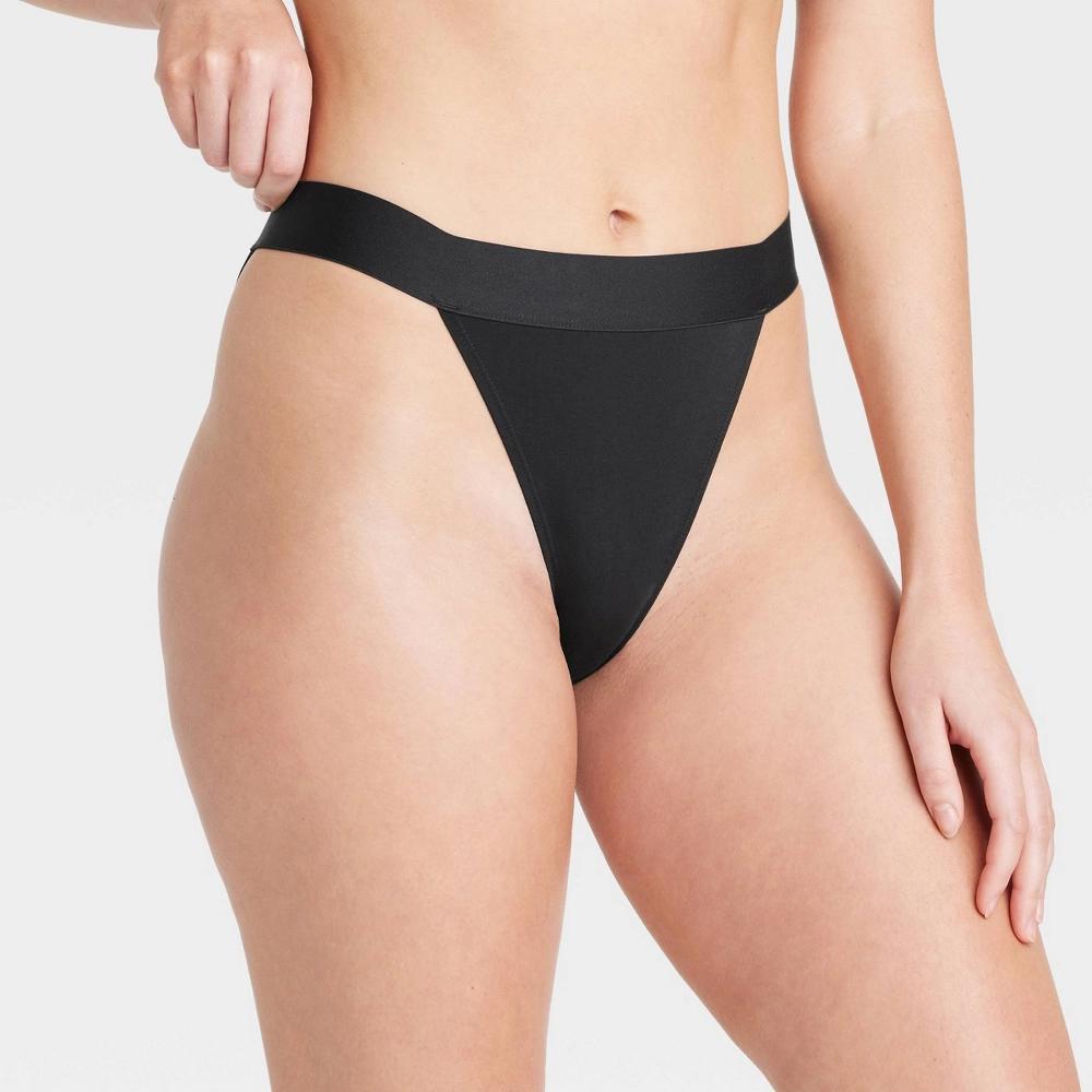 Women's Cotton Stretch Hi-Cut Cheeky Underwear with Elastic Waist - Auden™ Product Image