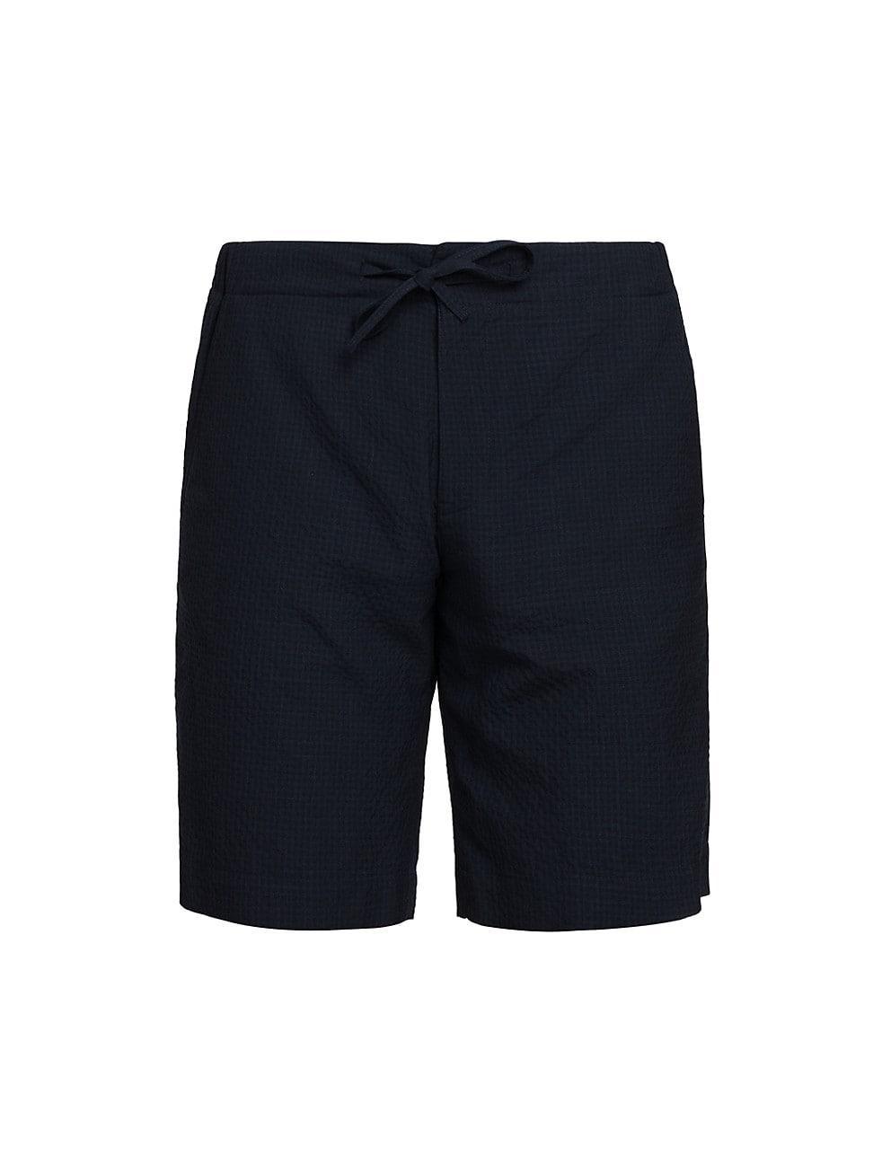 Mens Seersucker Wool-Blend Bermuda Shorts Product Image