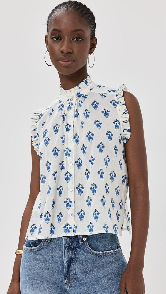 Alix of Bohemia Wylie Indigo Bhutti Shirt | Shopbop Product Image