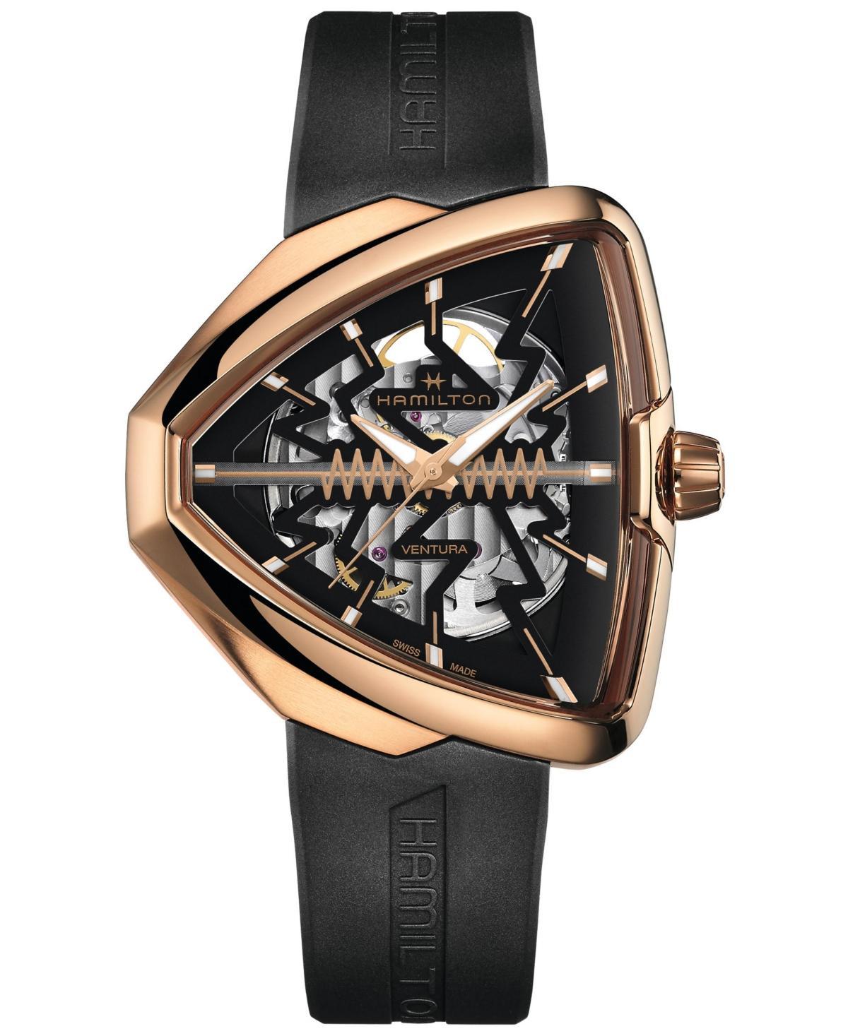 Hamilton Mens Ventura Elvis80 Skeleton Automatic Bracelet Watch Product Image