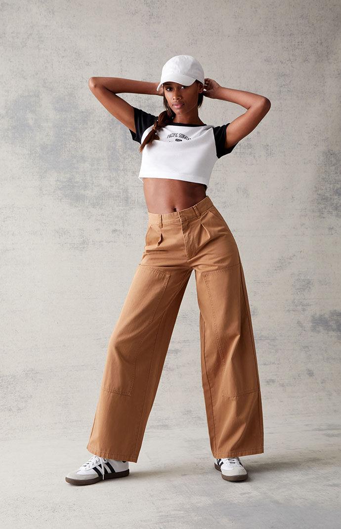 Womens Wide Leg Trousers - Product Image