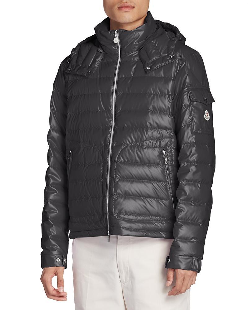 Moncler Lauros Down Hooded Puffer Jacket Product Image