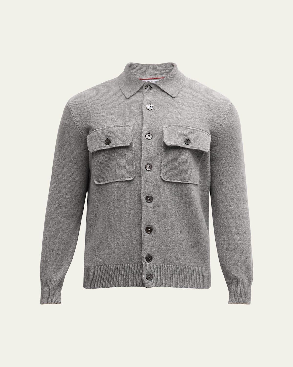 Men's Cashmere Overshirt Product Image