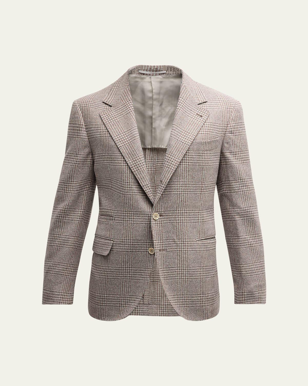 Mens Three-Button Glen Plaid Sport Coat Product Image