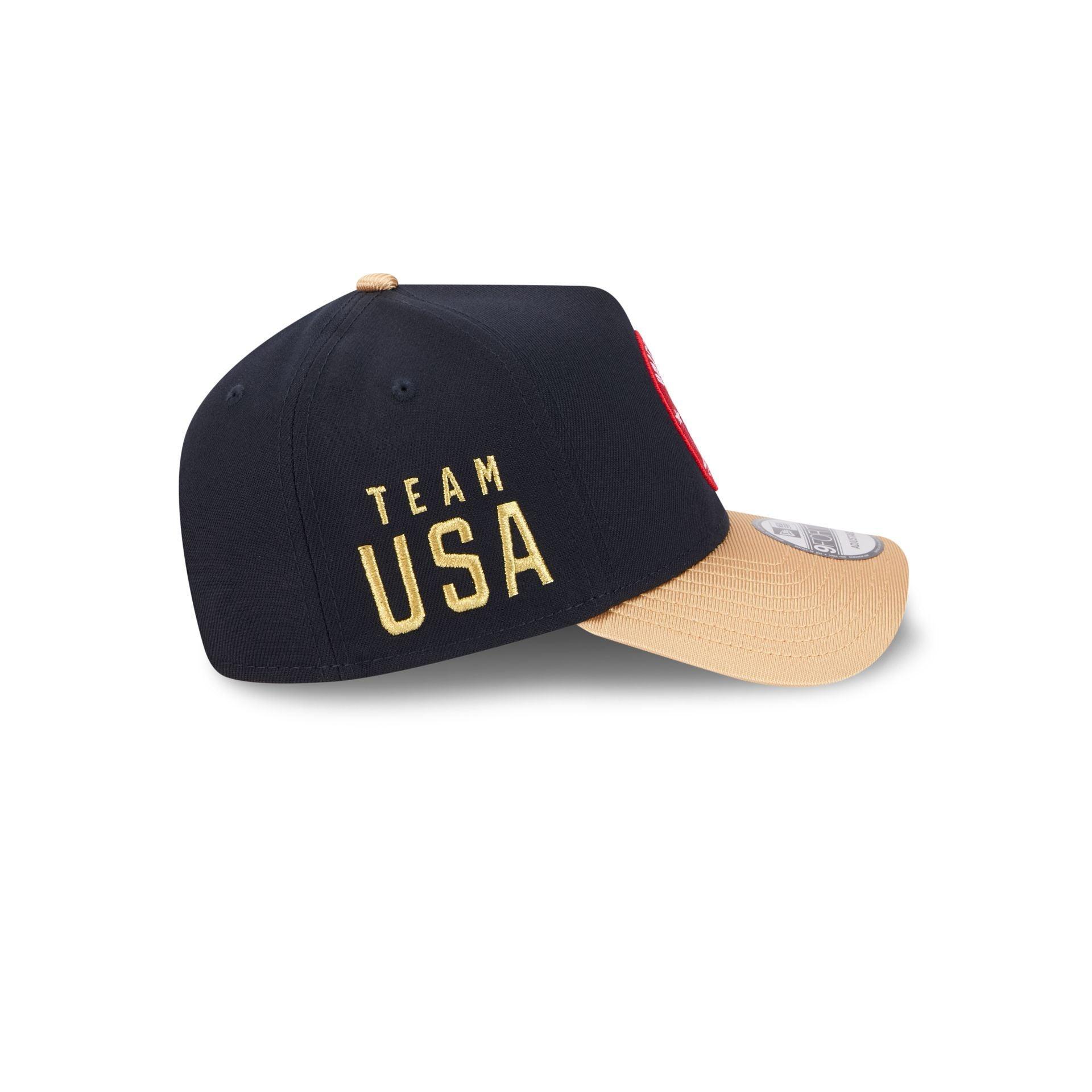 Team USA Olympics 9FORTY A-Frame Snapback Hat Male Product Image