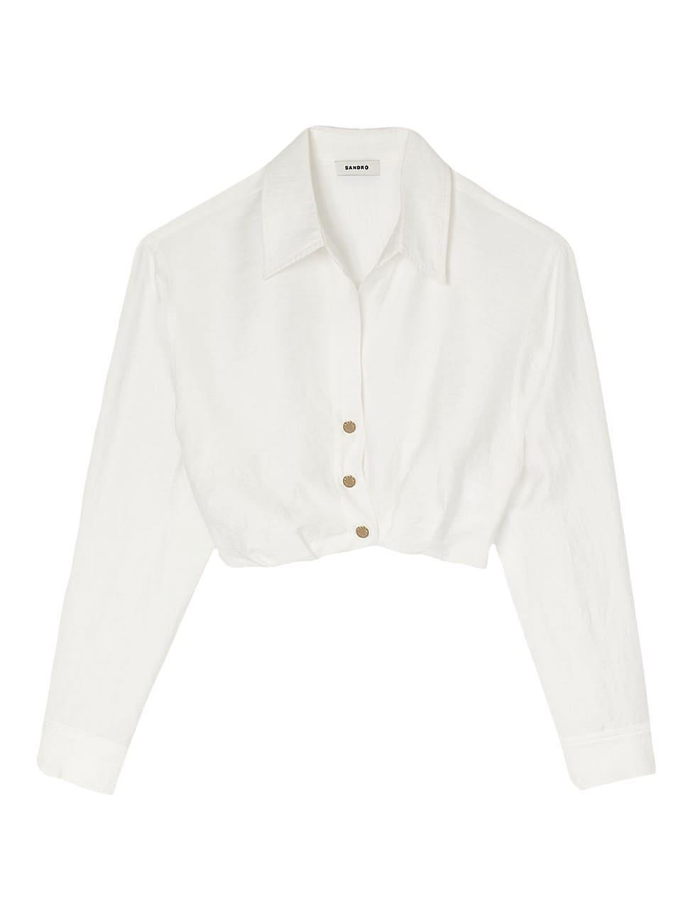 Womens Cropped Shirt product image