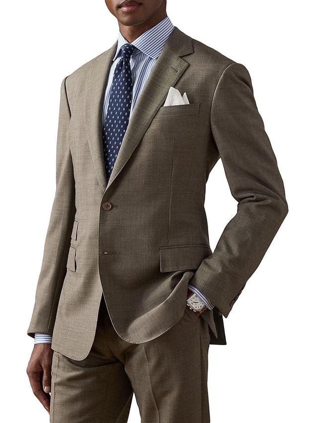 Mens Wool Single-Breasted Suit Product Image