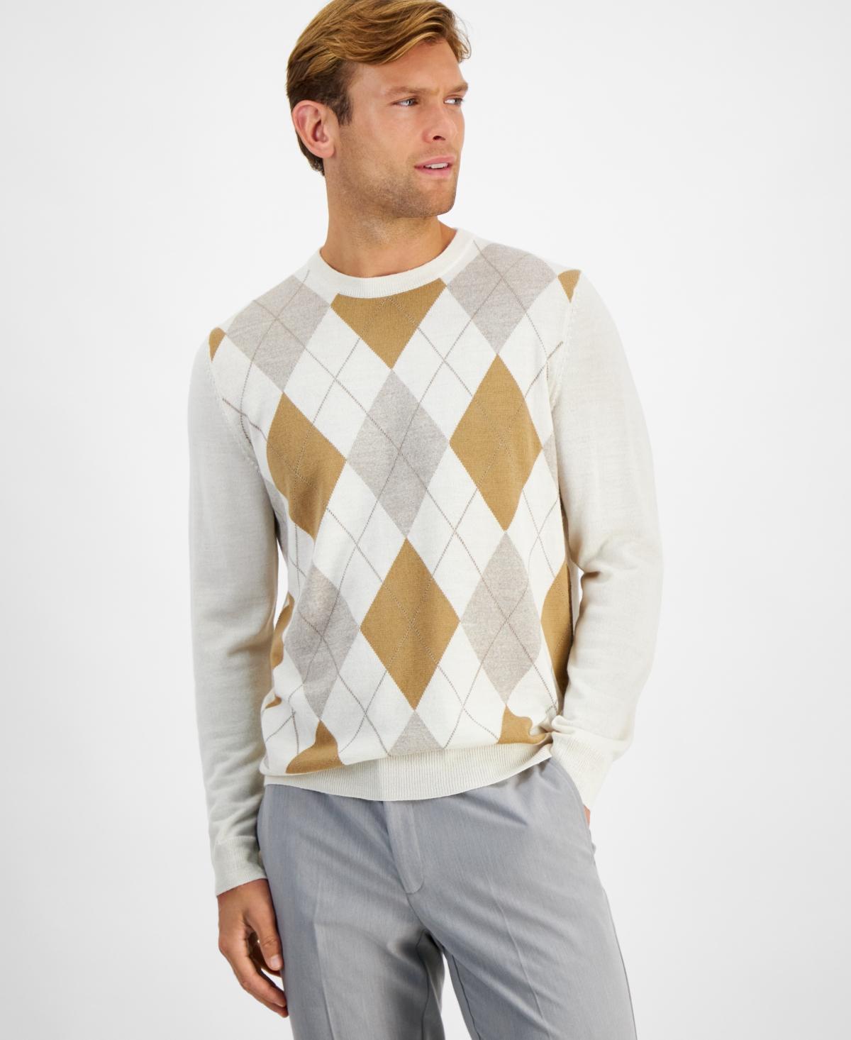 Club Room Mens Argyle Merino Sweater, Created for Macys Product Image