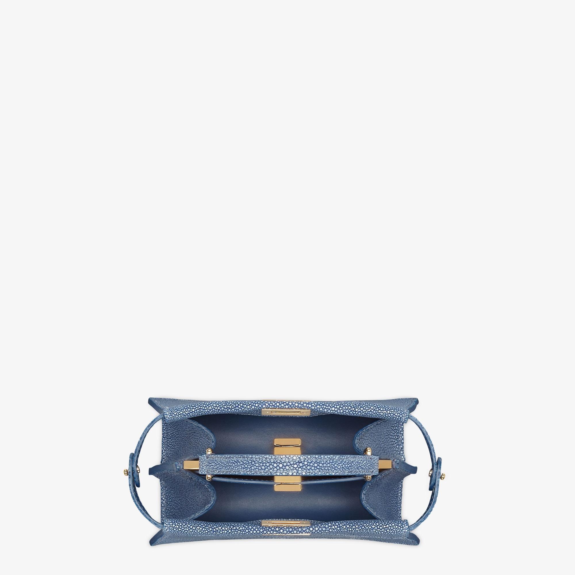 Peekaboo ISeeU PetiteBlue stingray leather bag Product Image