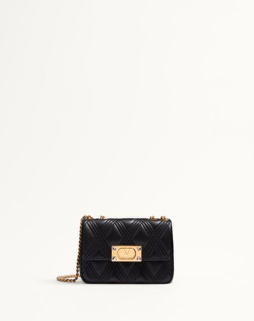 VALENTINO GARAVANI QUILTIE 67 SMALL SHOULDER BAG IN QUILTED NAPPA Product Image