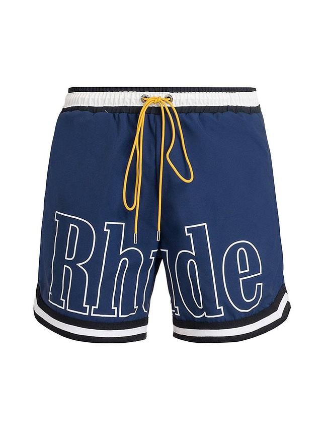 Mens Basketball Logo Swim Shorts Product Image