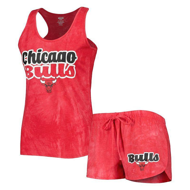 Womens Concepts Sport Red Chicago Bulls Billboard Tank Top & Shorts Sleep Set Product Image