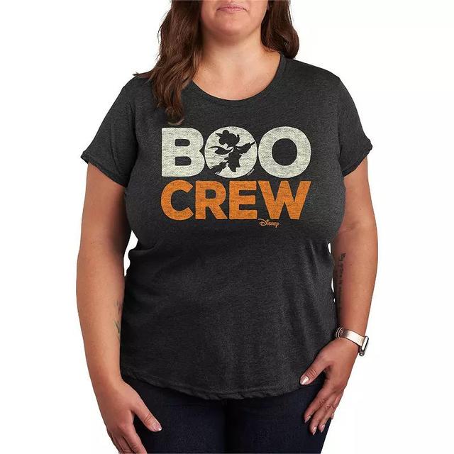 Disneys Minnie Mouse Plus Size Boo Crew Graphic Tee, Womens Product Image