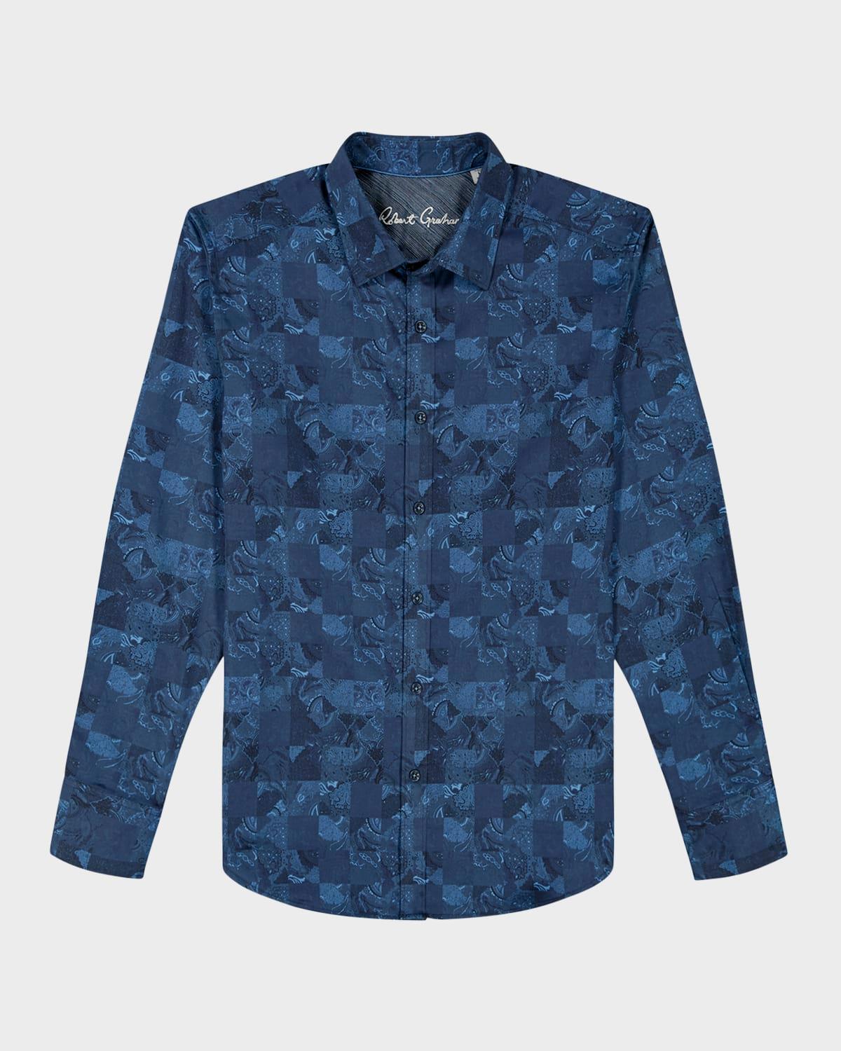 Men's Tourneau Paisley-Print Sport Shirt Product Image