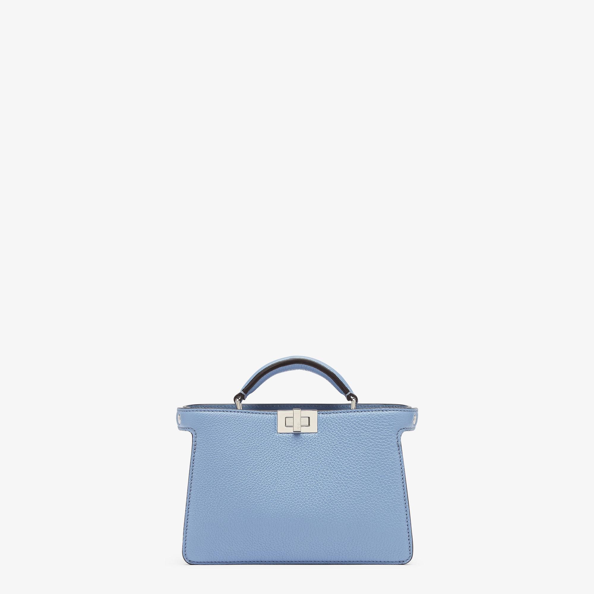 Peekaboo ISeeU X-CrossLight blue Selleria leather bag Product Image