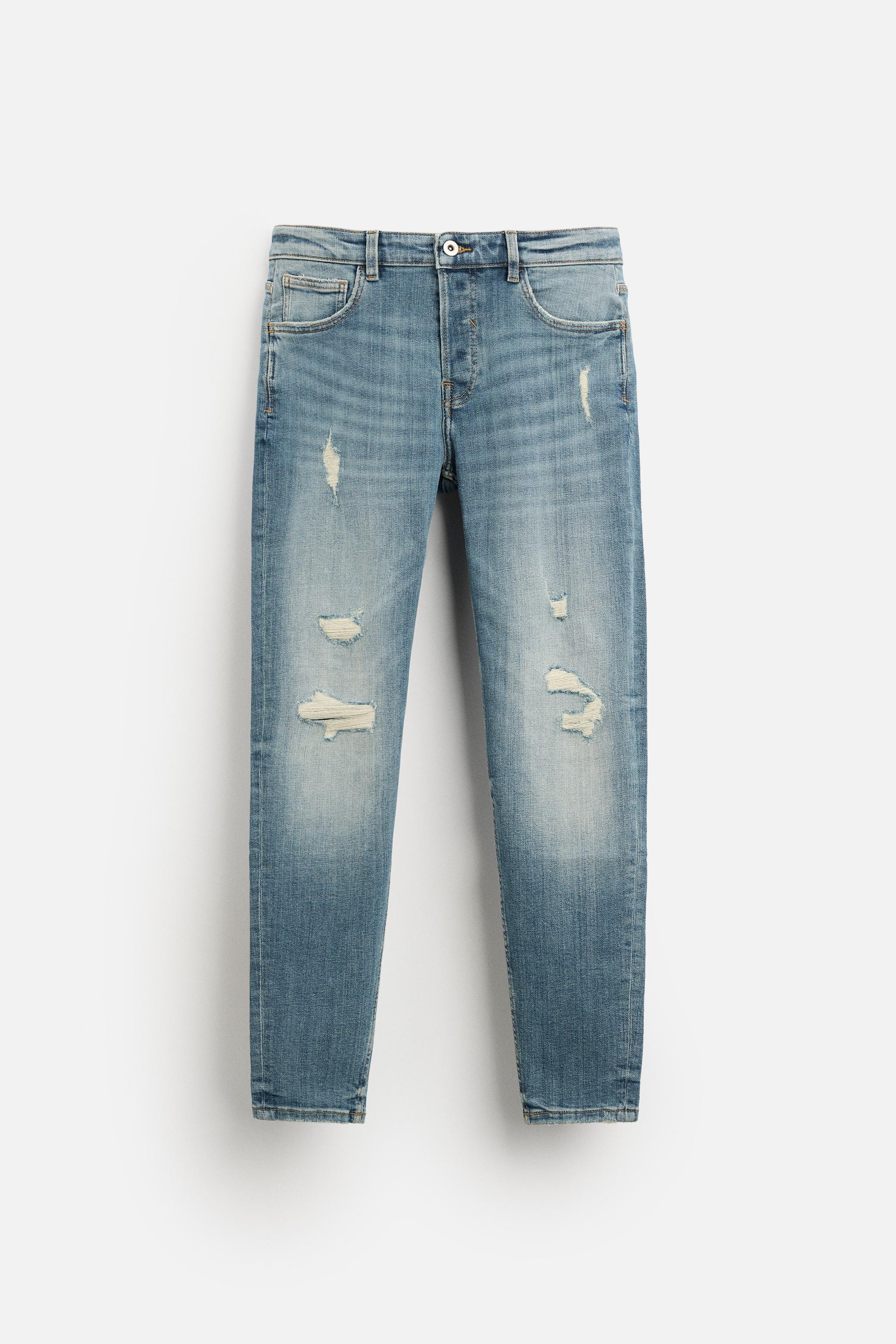 RIPPED SKINNY JEANS Product Image