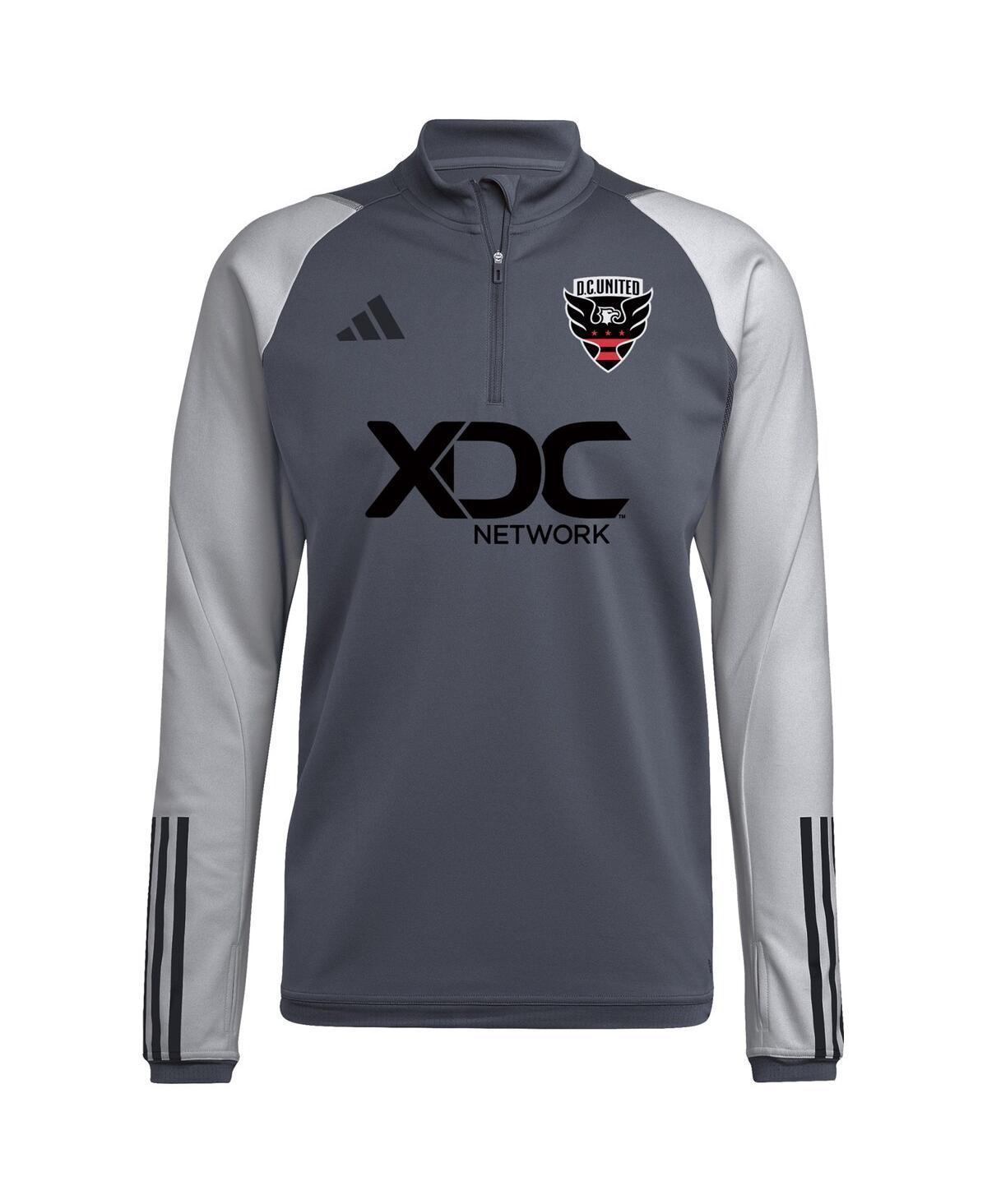 Mens adidas Gray Colorado Rapids 2023 On-Field AEROREADY Quarter-Zip Training Top Product Image