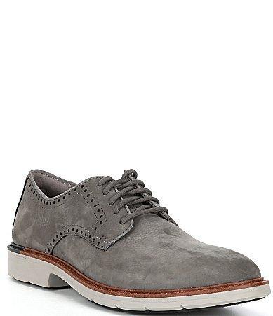 Cole Haan Go-To Plain Toe Oxford (Castle Rock Nubuck/Sequoia/Paloma) Men's Shoes Product Image