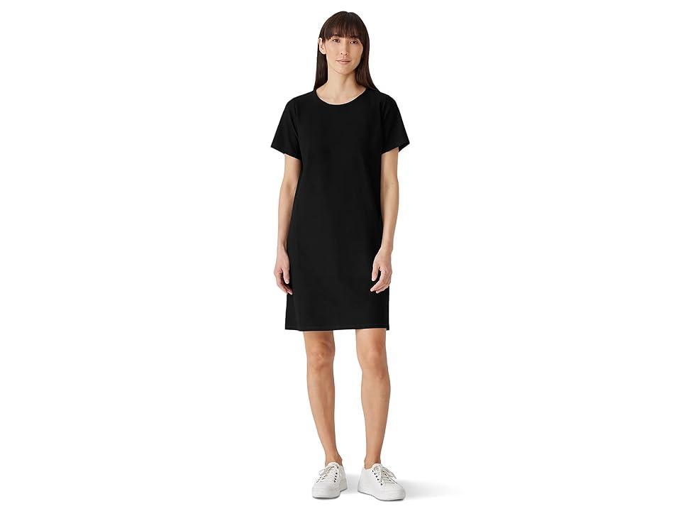 Eileen Fisher Jewel Neck Knee Length Dress Women's Dress Product Image