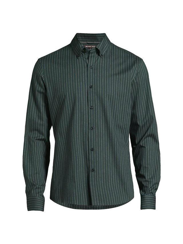 Mens Shadow Striped Long-Sleeve Shirt Product Image