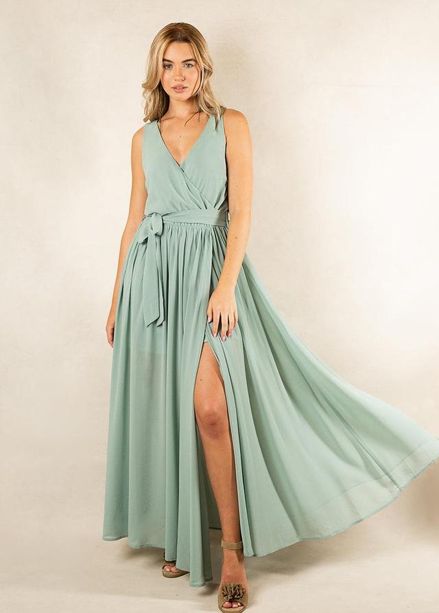 Miriam Bridesmaid Dress in Seaglass Product Image