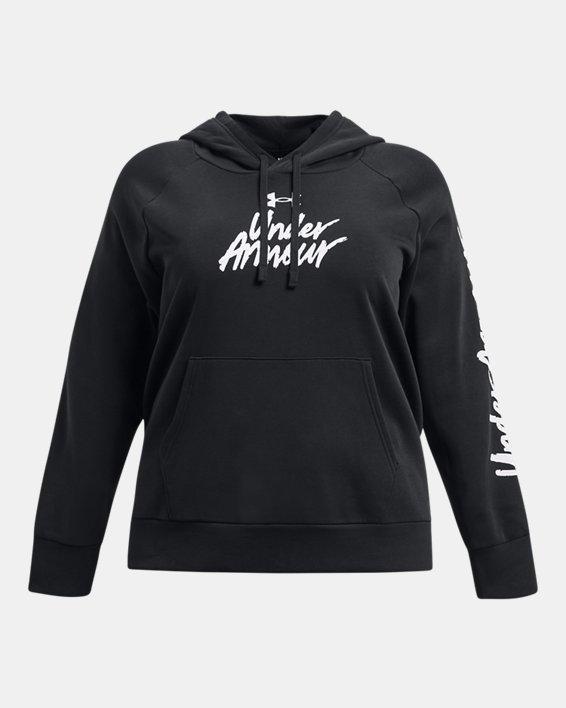 Women's UA Rival Fleece Big Logo Hoodie Product Image